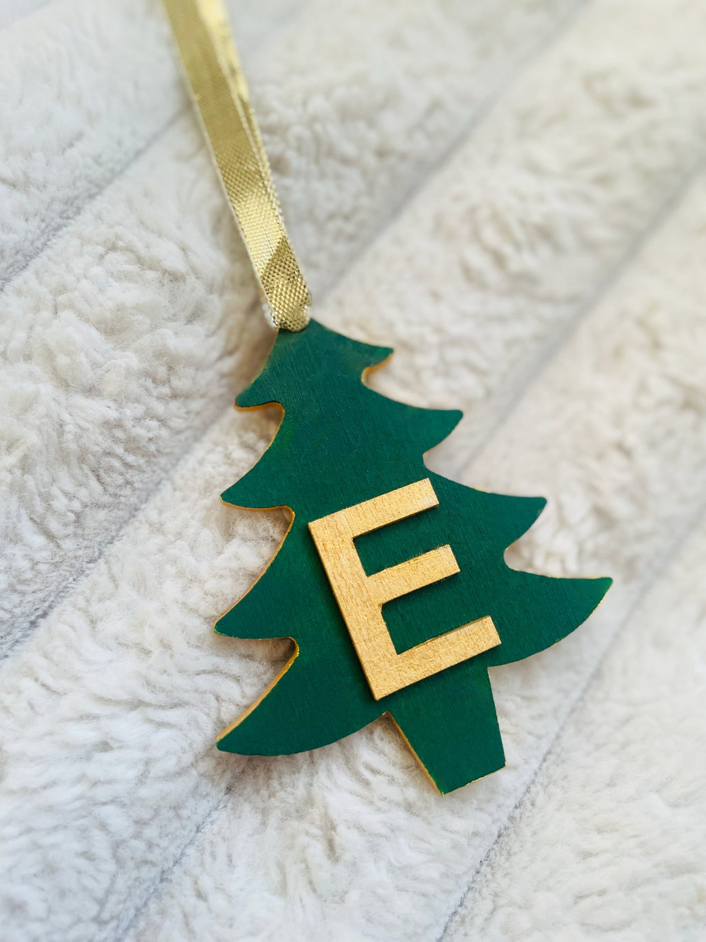 Forest Green & Gold Personalised Decoration - KLC Creation