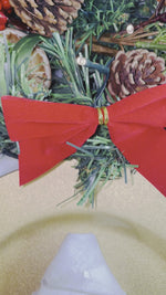 Load and play video in Gallery viewer, Glitter Christmas Table Place Setting
