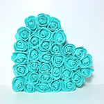 Load image into Gallery viewer, Blue Flower Heart Ornament - KLC Creation

