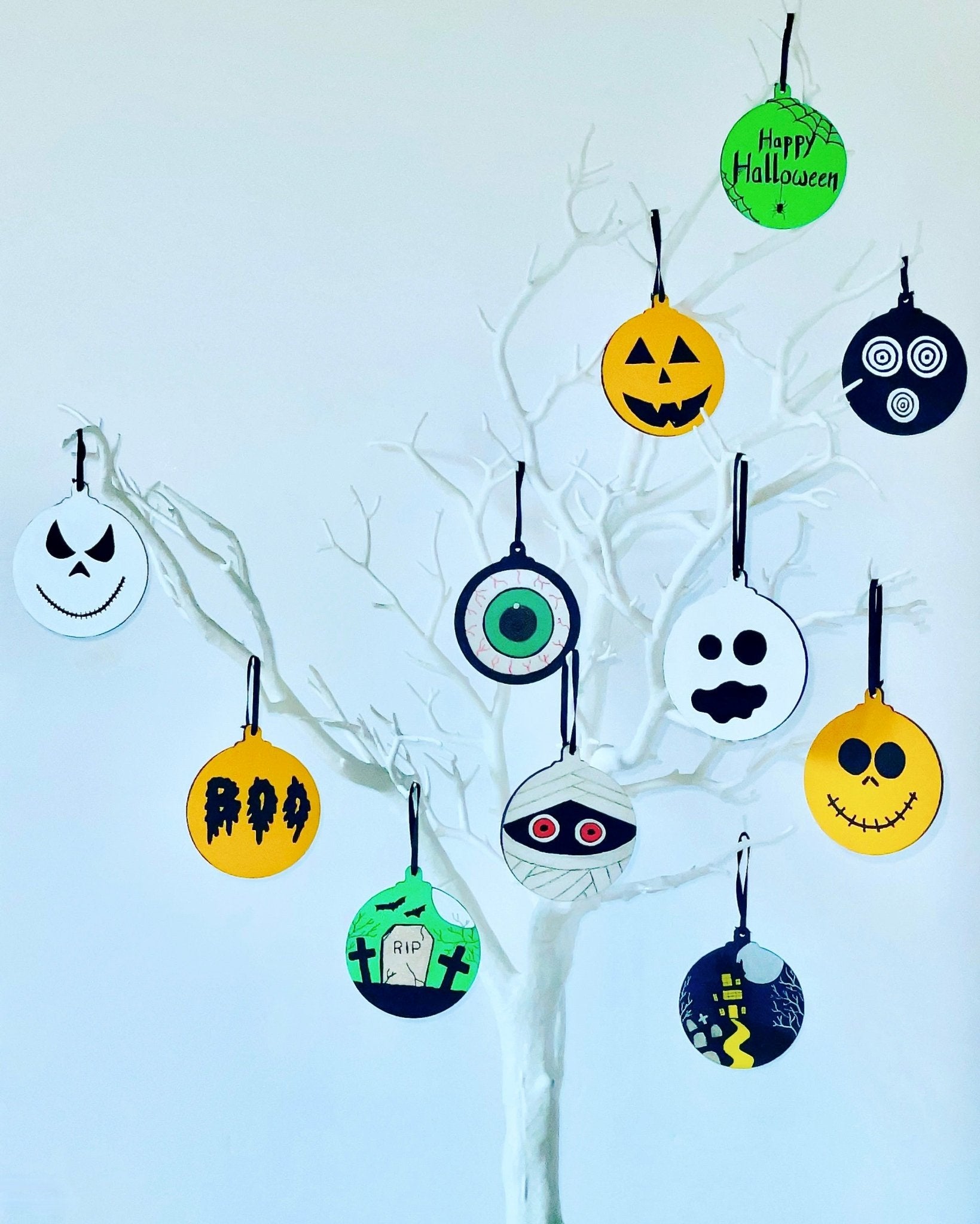 BOO Halloween Hanging Tree Decoration - KLC Creation
