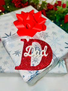 Dad Christmas Name Ornament - KLC Creation