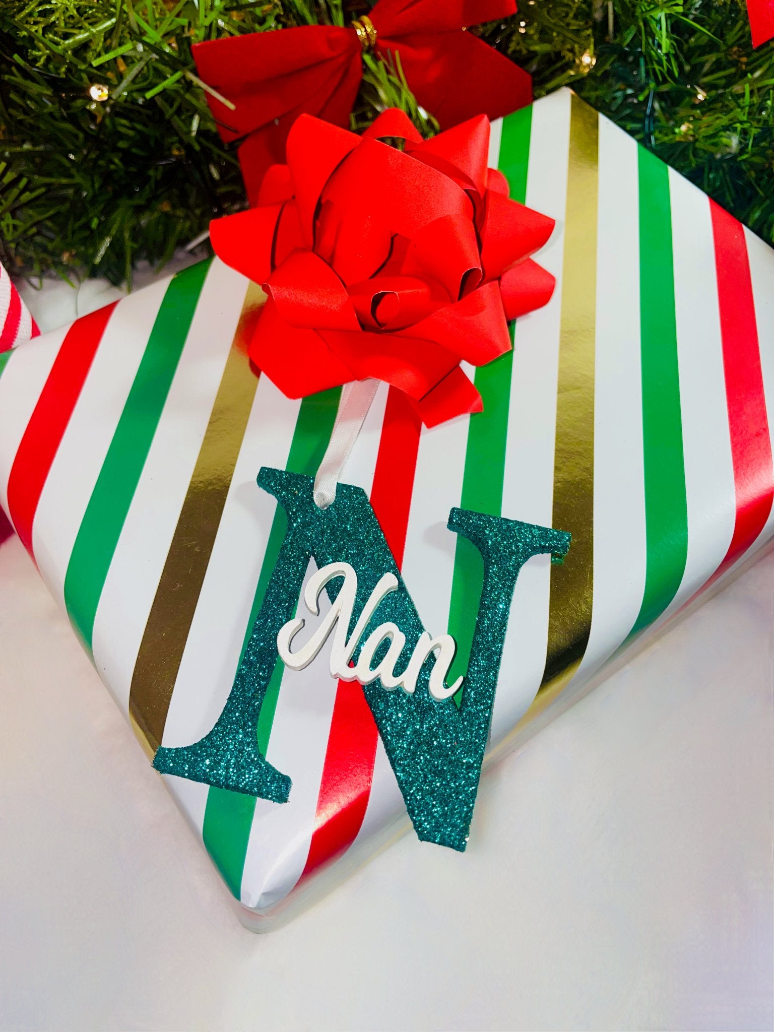 Dad Christmas Name Ornament - KLC Creation