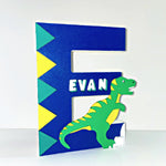 Load image into Gallery viewer, Dinosaur Large Letter Name Decor - KLC Creation
