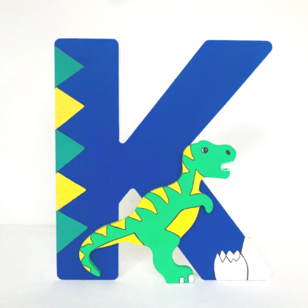 Dinosaur Large Letter Name Decor - KLC Creation