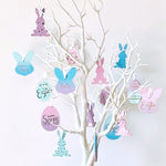 Load image into Gallery viewer, Easter Bunny Name Tree Decoration - KLC Creation
