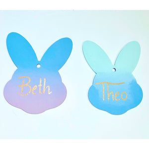 Easter Bunny Name Tree Decoration - KLC Creation