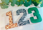 Load image into Gallery viewer, Giraffe Birthday Age Number Prop - KLC Creation
