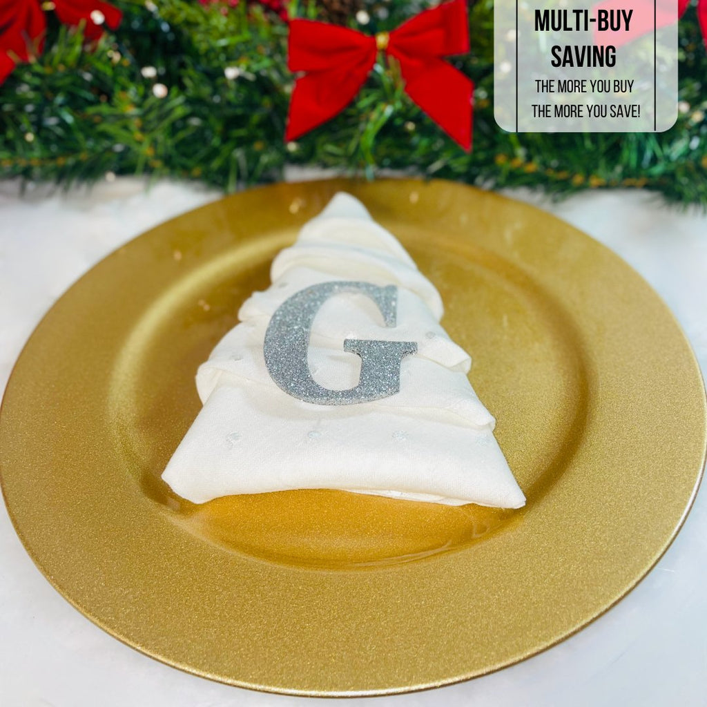 Glitter Christmas Table Place Setting - KLC Creation