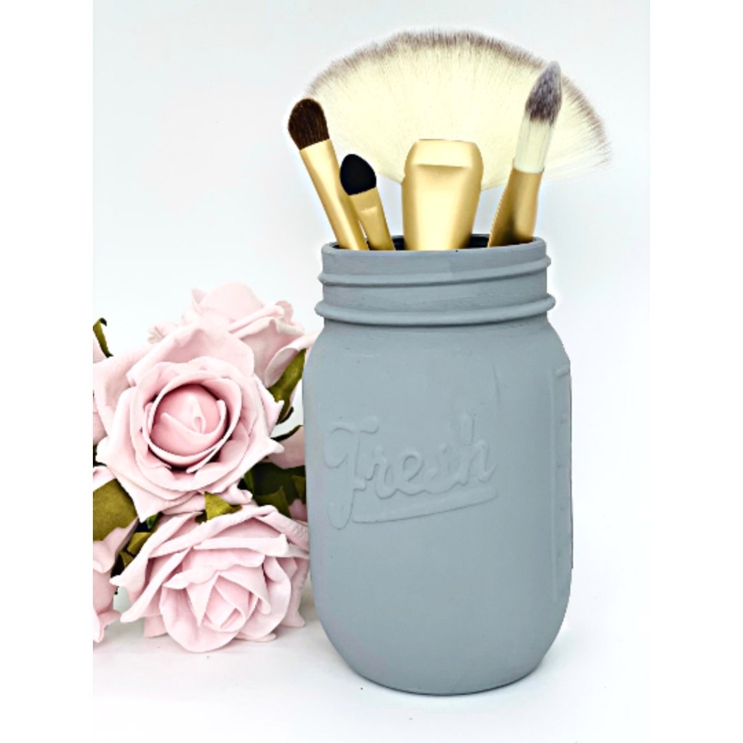 Grey Mason Jar - KLC Creation