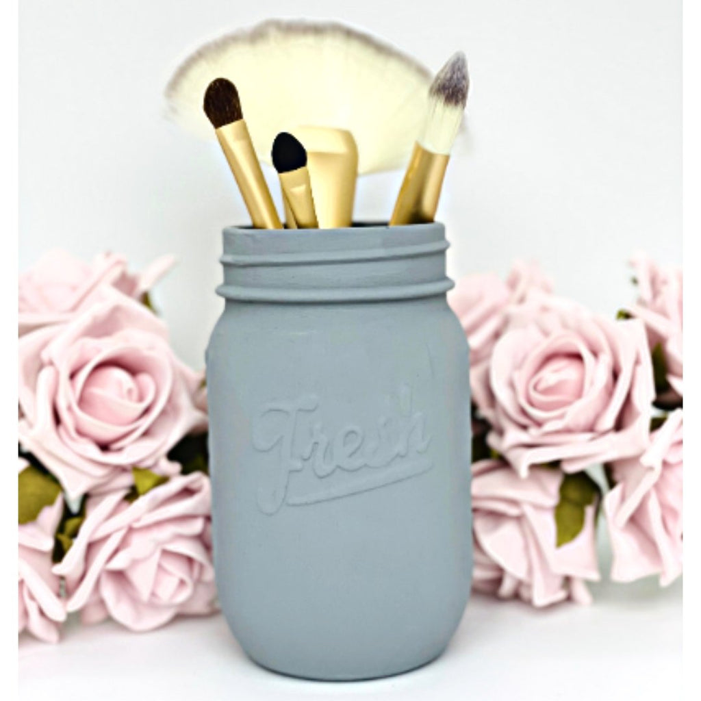 Grey Mason Jar - KLC Creation