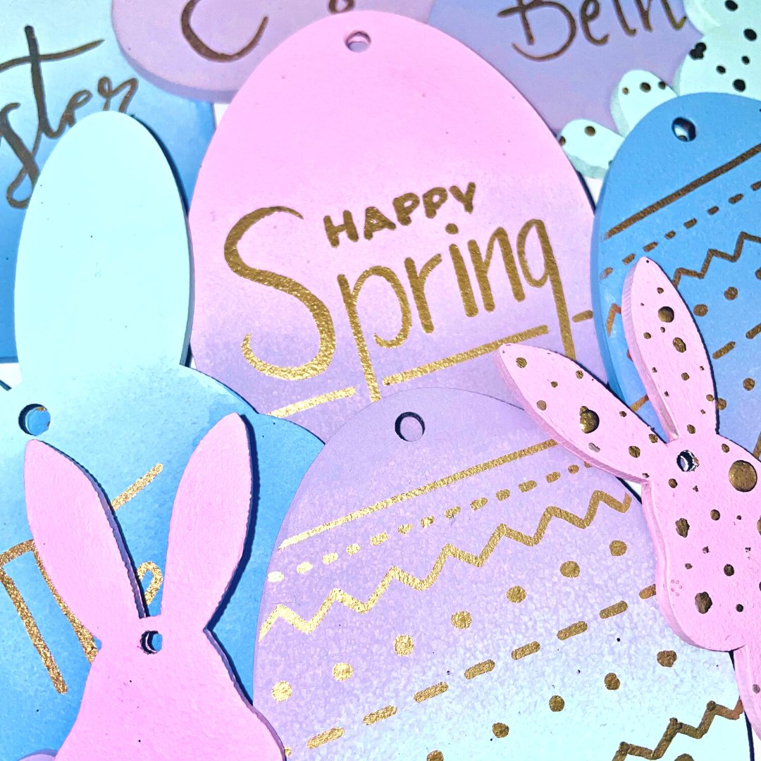 Happy Spring Easter Egg Tree Decoration - KLC Creation