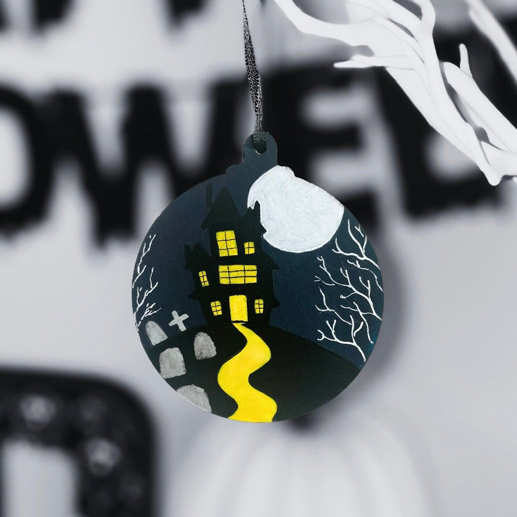 Haunted House Tree Decoration - KLC Creation