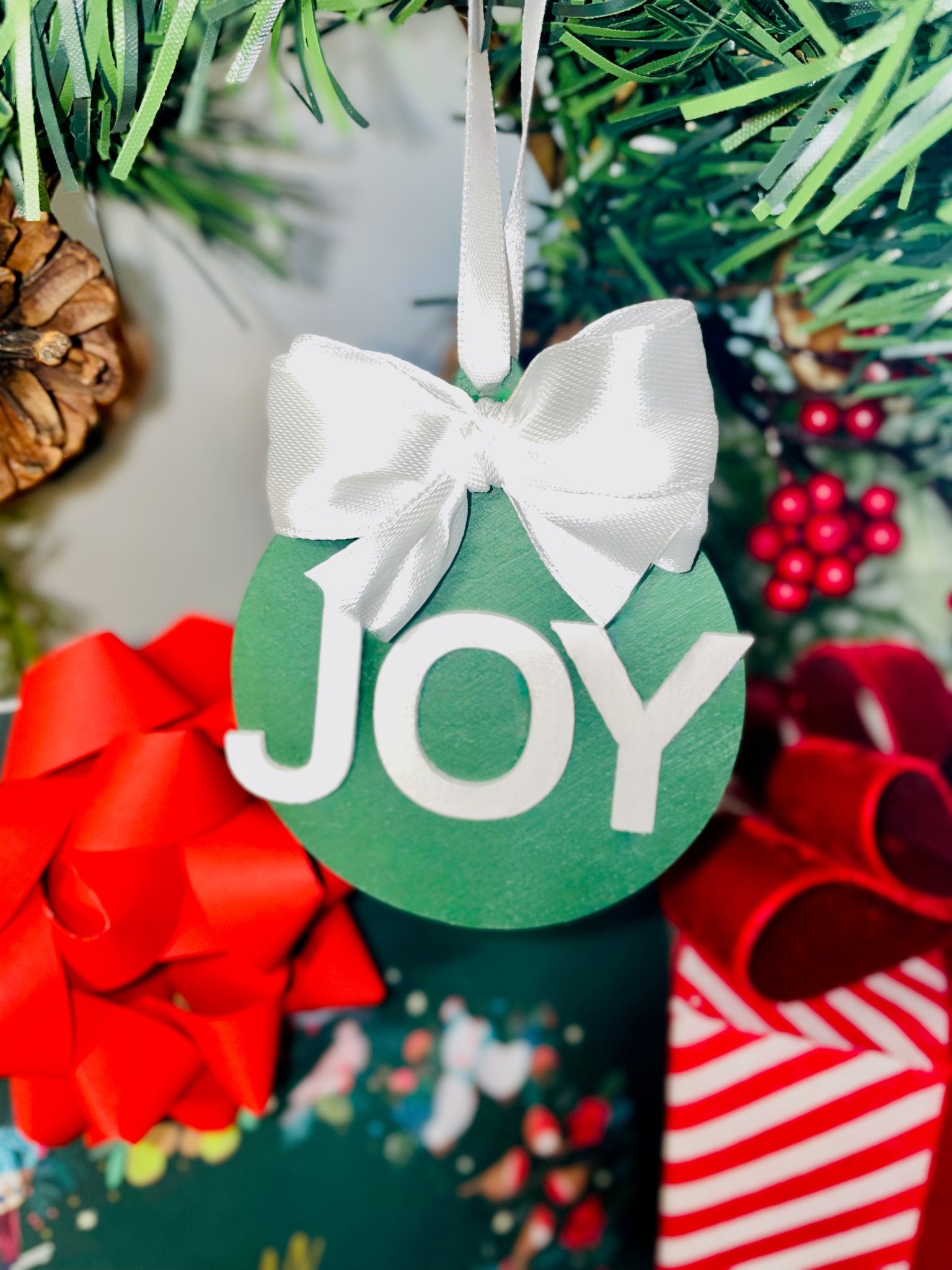 Joy Hanging Christmas Tree Decoration Set - KLC Creation