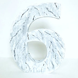 Marble Effect Large Letter - KLC Creation