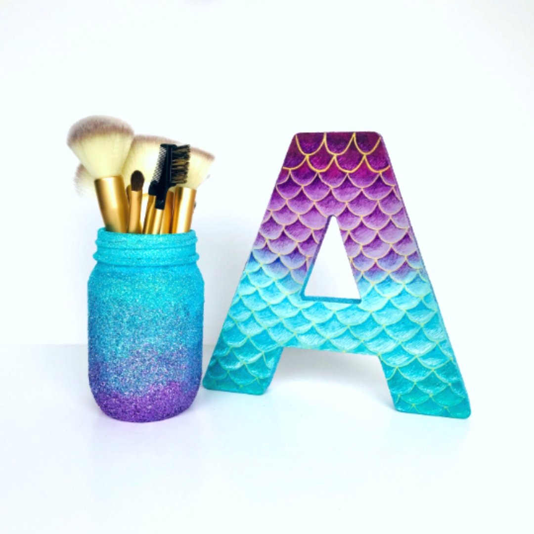 Mermaid Ombre Glitter Jar - KLC Creation