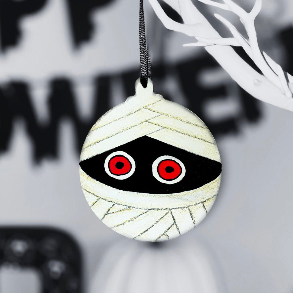 Mummy Halloween Tree Decoration - KLC Creation