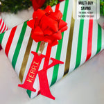 Load image into Gallery viewer, Red Name Letter Christmas Decoration - KLC Creation
