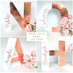 Load image into Gallery viewer, Rose Gold Name Letter - KLC Creation
