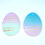 Load image into Gallery viewer, Set of 2 Patterned Easter Egg Tree Decorations - KLC Creation
