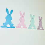 Load image into Gallery viewer, Set of 4 Hanging Easter Bunny Tree Decorations - KLC Creation
