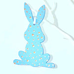 Load image into Gallery viewer, Set of 4 Pastel &amp; Gold Easter Bunny Tree Decorations - KLC Creation
