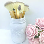 Load image into Gallery viewer, White Glitter Mason Jar - KLC Creation
